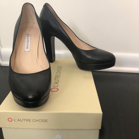 L'AUTRE CHOSE round toe pump heel - Picture 1 of 6